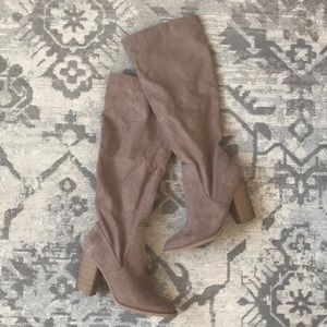 DV over the knee heeled boots